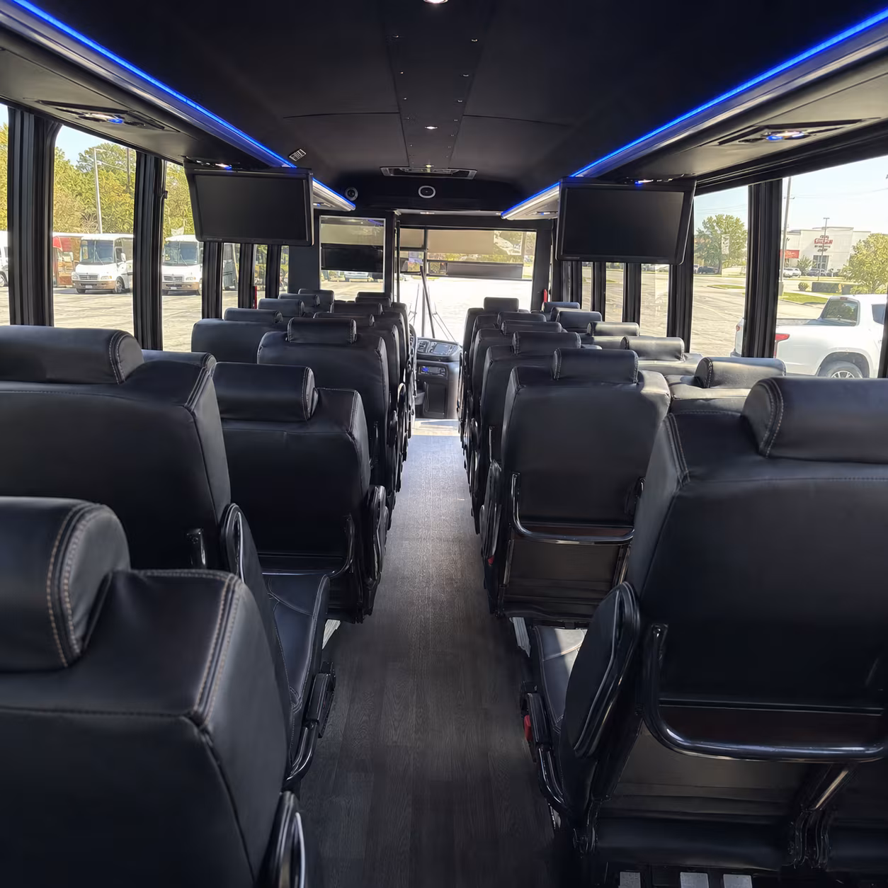 bus rentals for gastonia weddings at venues near belmont and the lake norman area