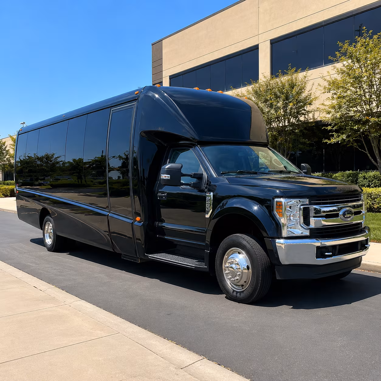 buses for college campus visits and career day transportation near gastonia