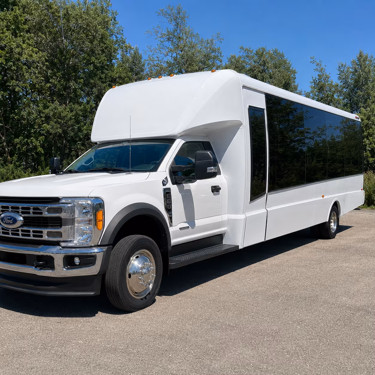 concert buses for large groups heading to bank of america stadium events