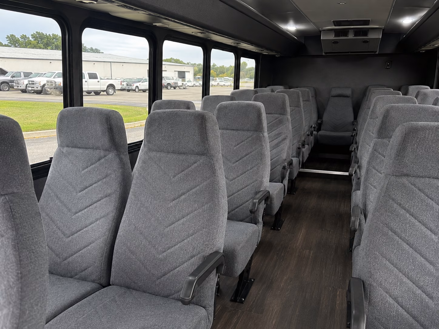 gastonia 18 passenger minibus interior