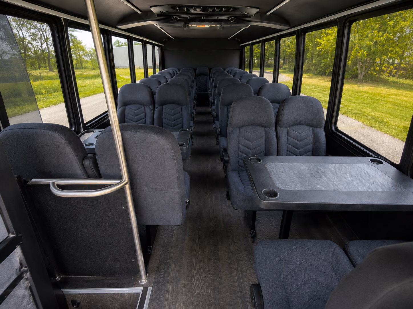 gastonia 20 passenger minibus interior