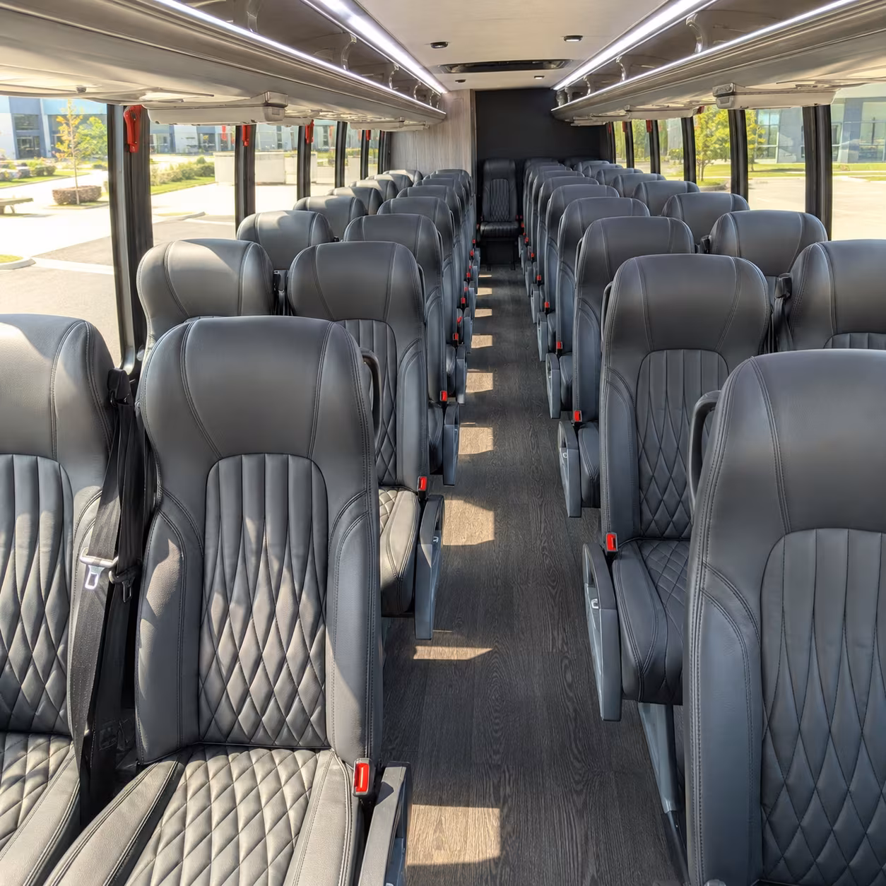 gastonia 35 passenger minibus inside