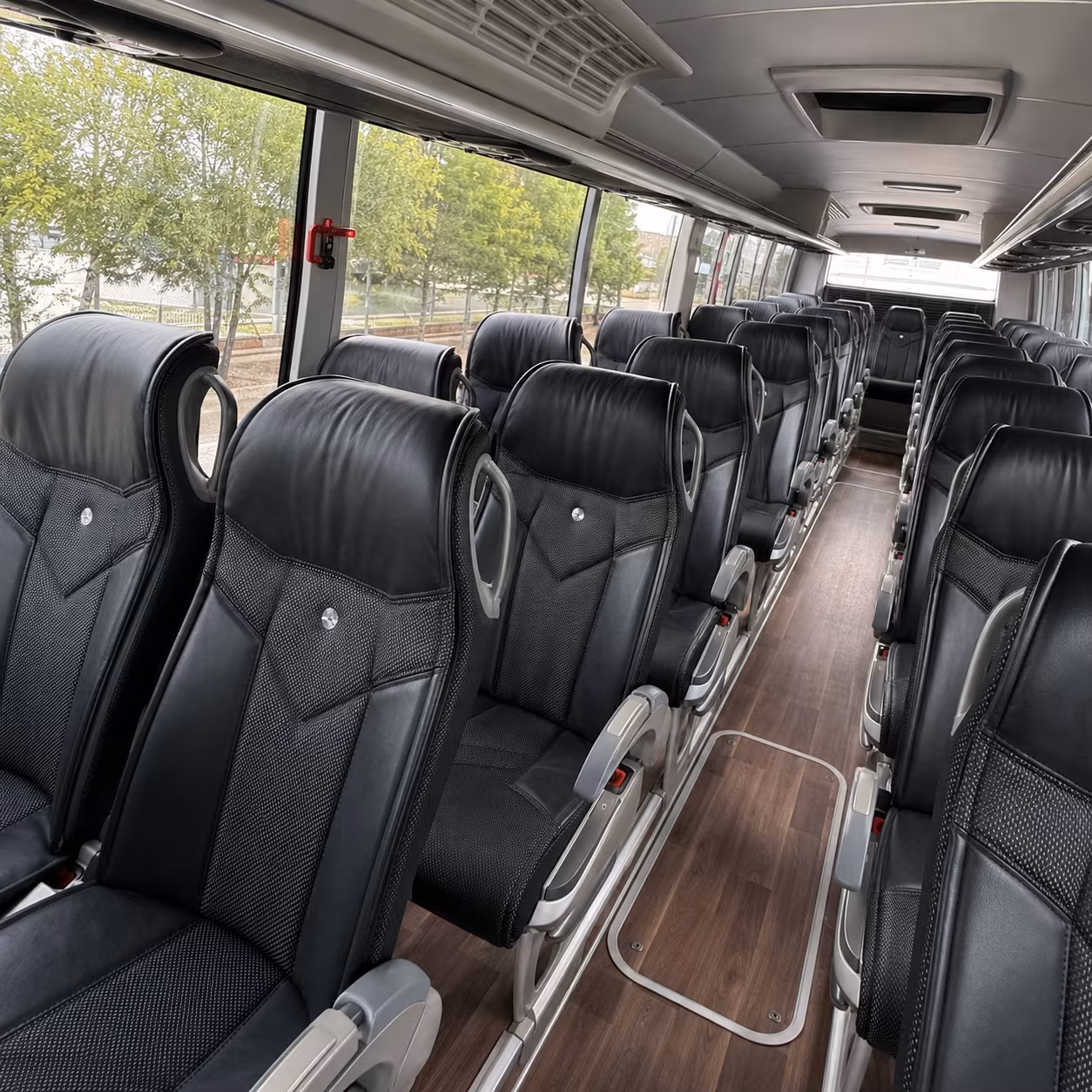 gastonia 56 passenger charter bus interior