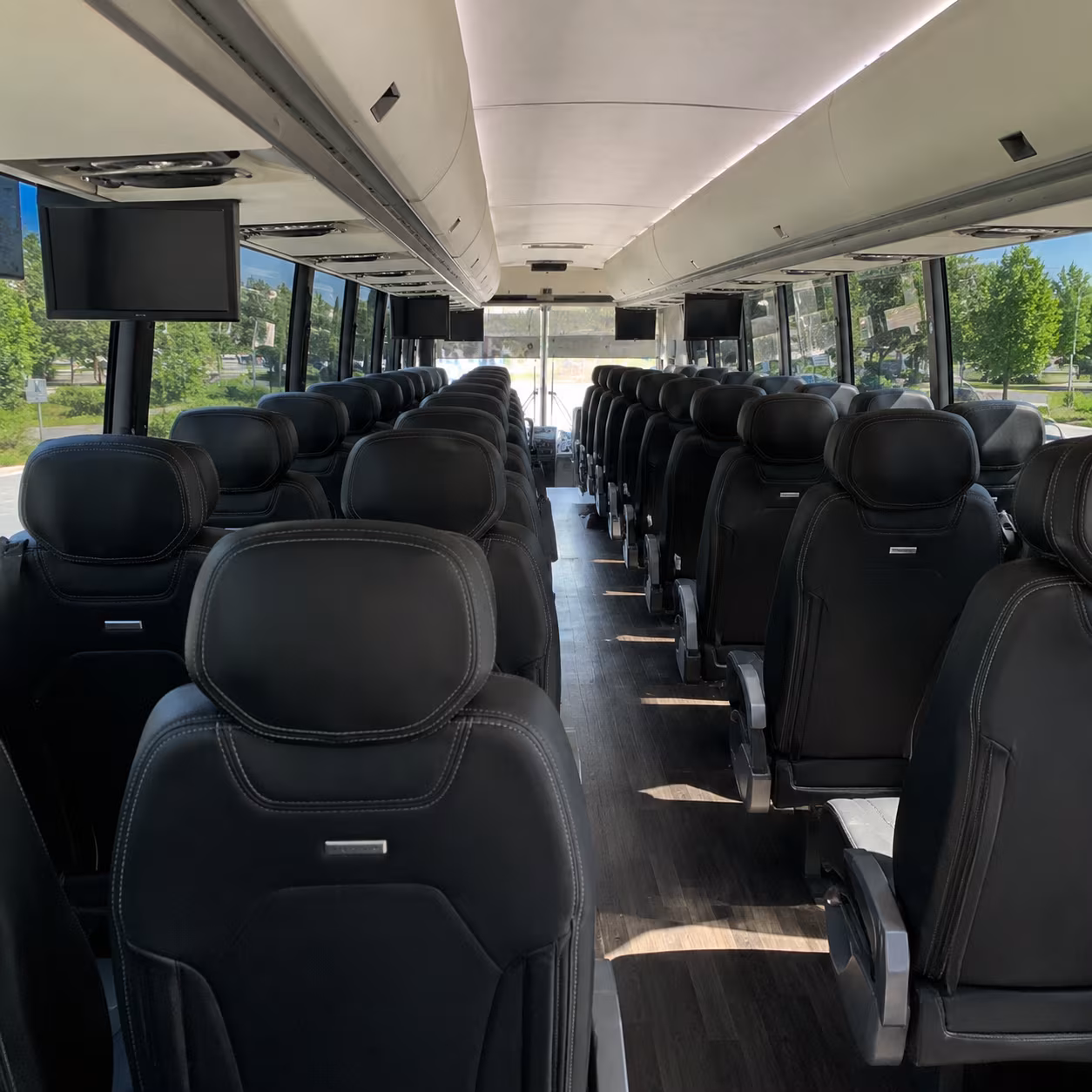 gastonia charter bus inside