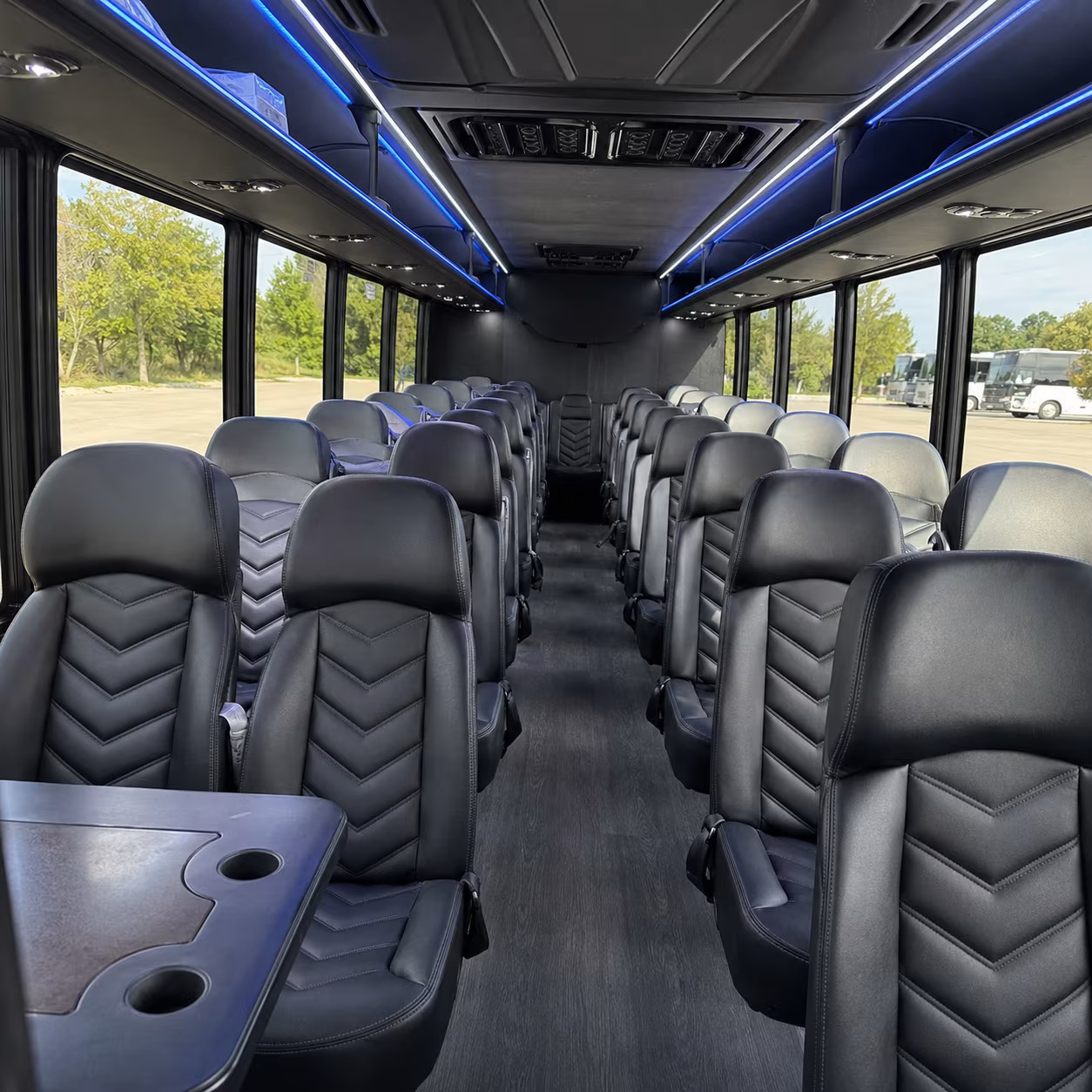 gastonia sporting event transportation onboard seating