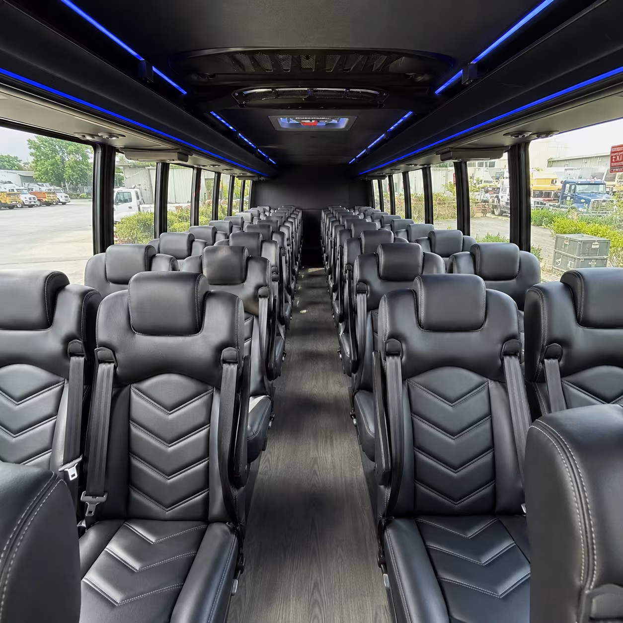 gastonia wedding transportation onboard seating