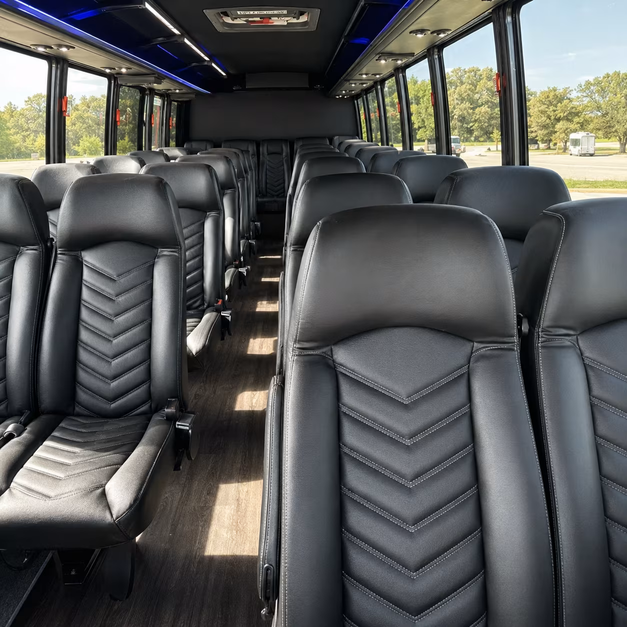 rehearsal dinner and multi day wedding weekend bus rentals in gastonia