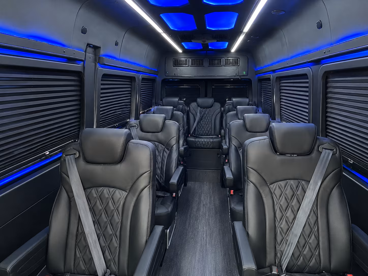 sprinter vans and smaller buses for intimate gastonia prom groups